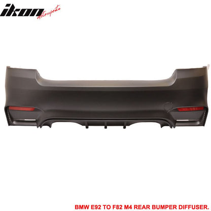 Fits 11-13 E92 E93 LCI M4 Conversion Front+Rear Bumper Polypropylene