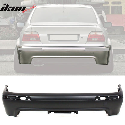 1997-2003 BMW E39 5-Series Unpainted Twin M5 Style Rear Bumper Cover