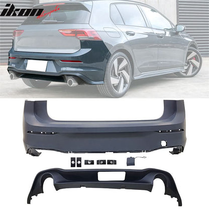 2022-2024 VW Golf GTI MK8 GTI Style Front Rear Bumper Cover Side Skirt