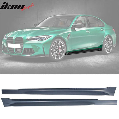 2019-2023 BMW G20 M3 Style Front Rear Bumper Retangular Tip&Side Skirt