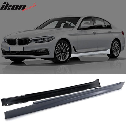 Fit 2021-2023 BMW G30 G31 M550i Rear Diffuser+Front Bumper Lip+Side Sk