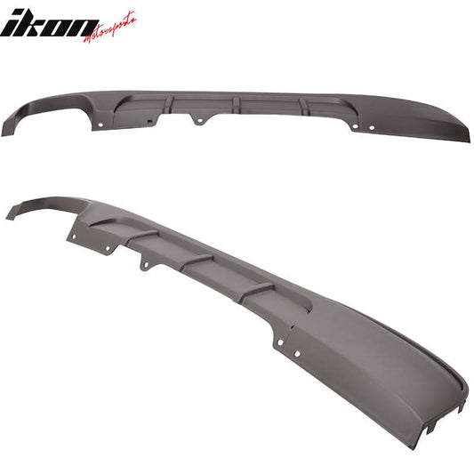 2011-2016 BMW F10 MP Style Rear Bumper Lip Diffuser Single Outlet PP