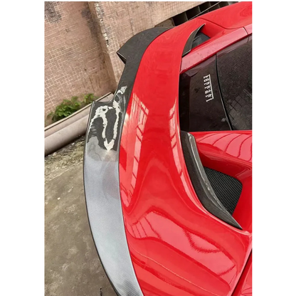 Carbon Fiber R Style Rear Spoiler for Ferrari F8