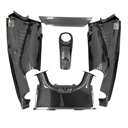 Dry Carbon Fiber Engine Bay Cover Set for Ferrari 488