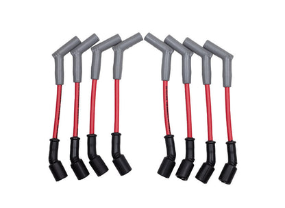 Red 8.5mm Spark Plug Wires – LS1-LS7, LSA & Gen V LT, Straight or 45° Boot