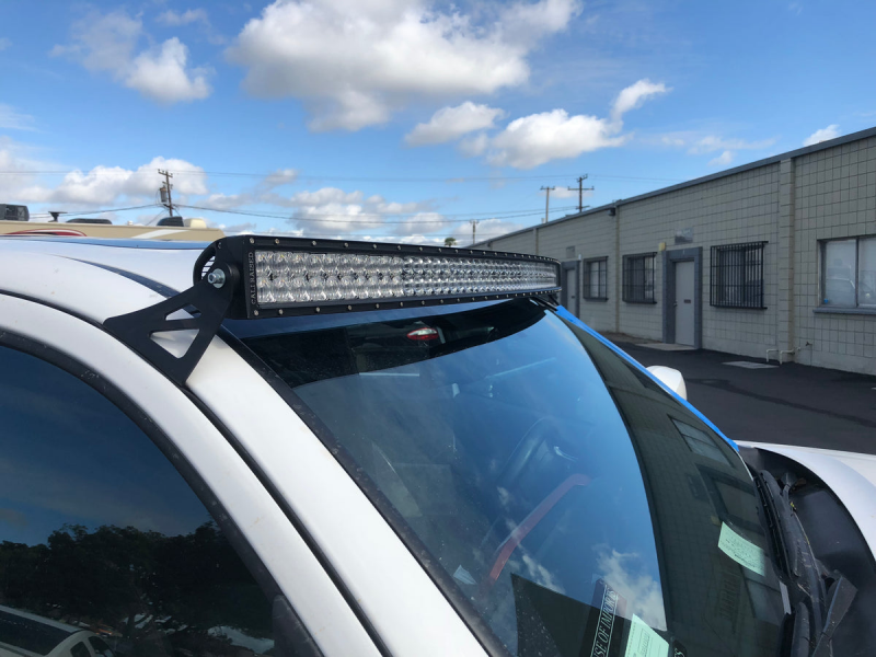 Cali Raised LED Cali Raised 05-23 Toyota Tacoma 52 Curved Led Light Bar Roof Brackets Kit - Brackets W/ 5D Optic Os CR2461