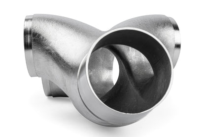 APR Cast Stainless Steel Double Y Splitter - 76mm (3") to Quad 63.5mm (2.5")
