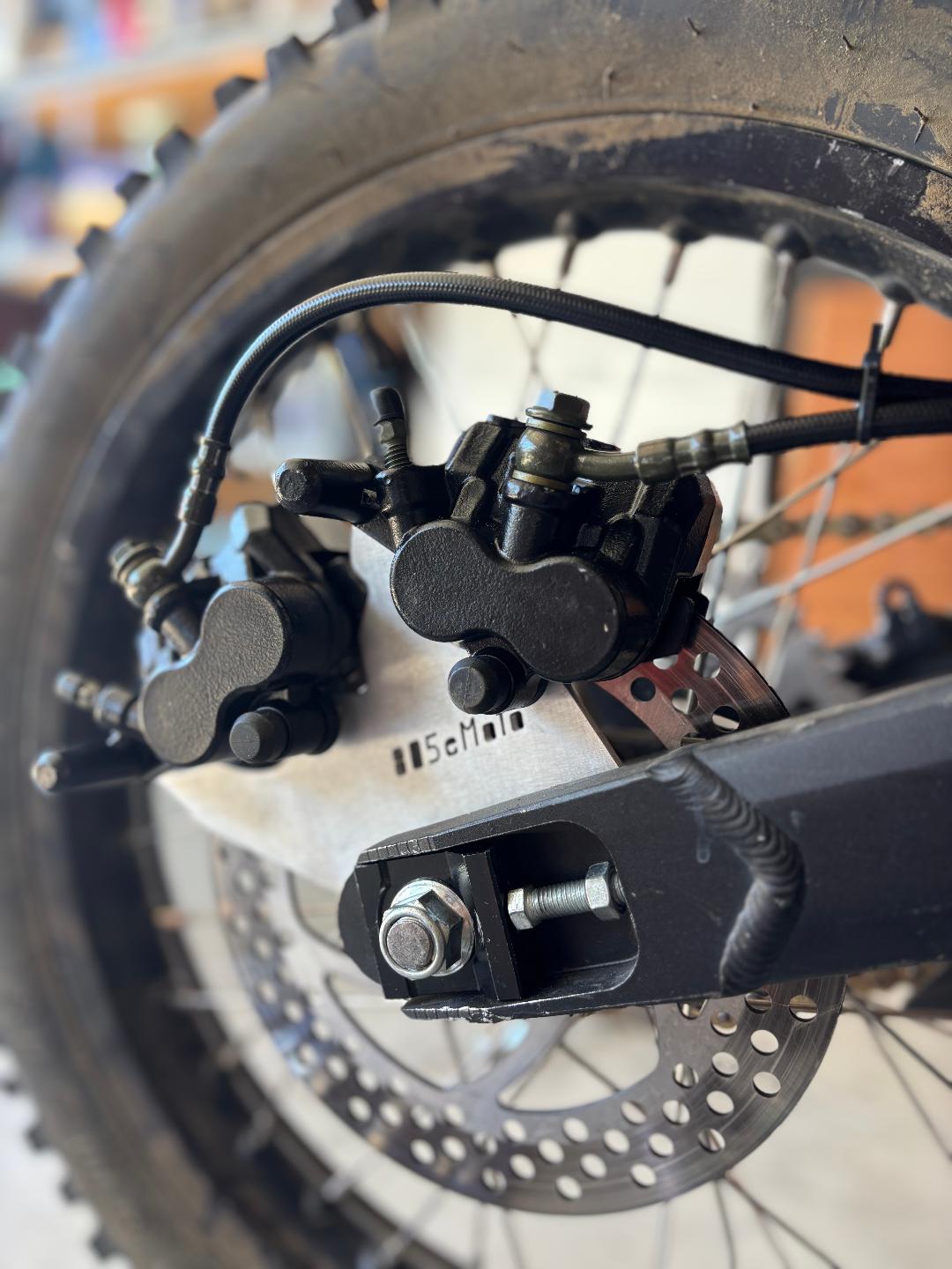 Rawrr Mantis X Dual Caliper Complete Foot Brake / Left Lever Custom Peg Brackets and Caliper Bracket