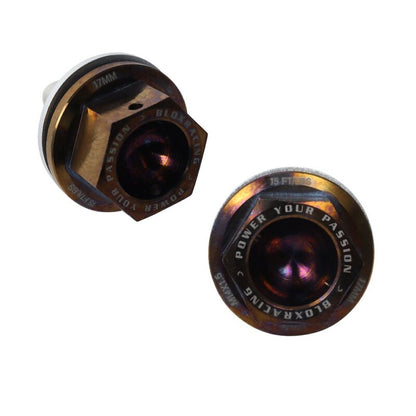 BLOX Racing Titanium Magnetic Oil & Transmission Drain Plug Set - Honda M14X1.5 BXAC-00405-6-TI