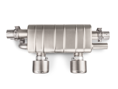 Akrapovic 16-17 Porsche 911 Carrera S/4/4S/GTS (991.2) Slip-On Line (Titanium) w/ Titanium Tips S-PO/TI/5H