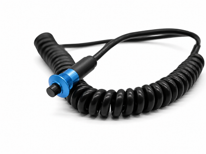 Granatelli Blue Pin Head Momentary Push Button Switch w/ 6' Retractable Cord – 810101BL