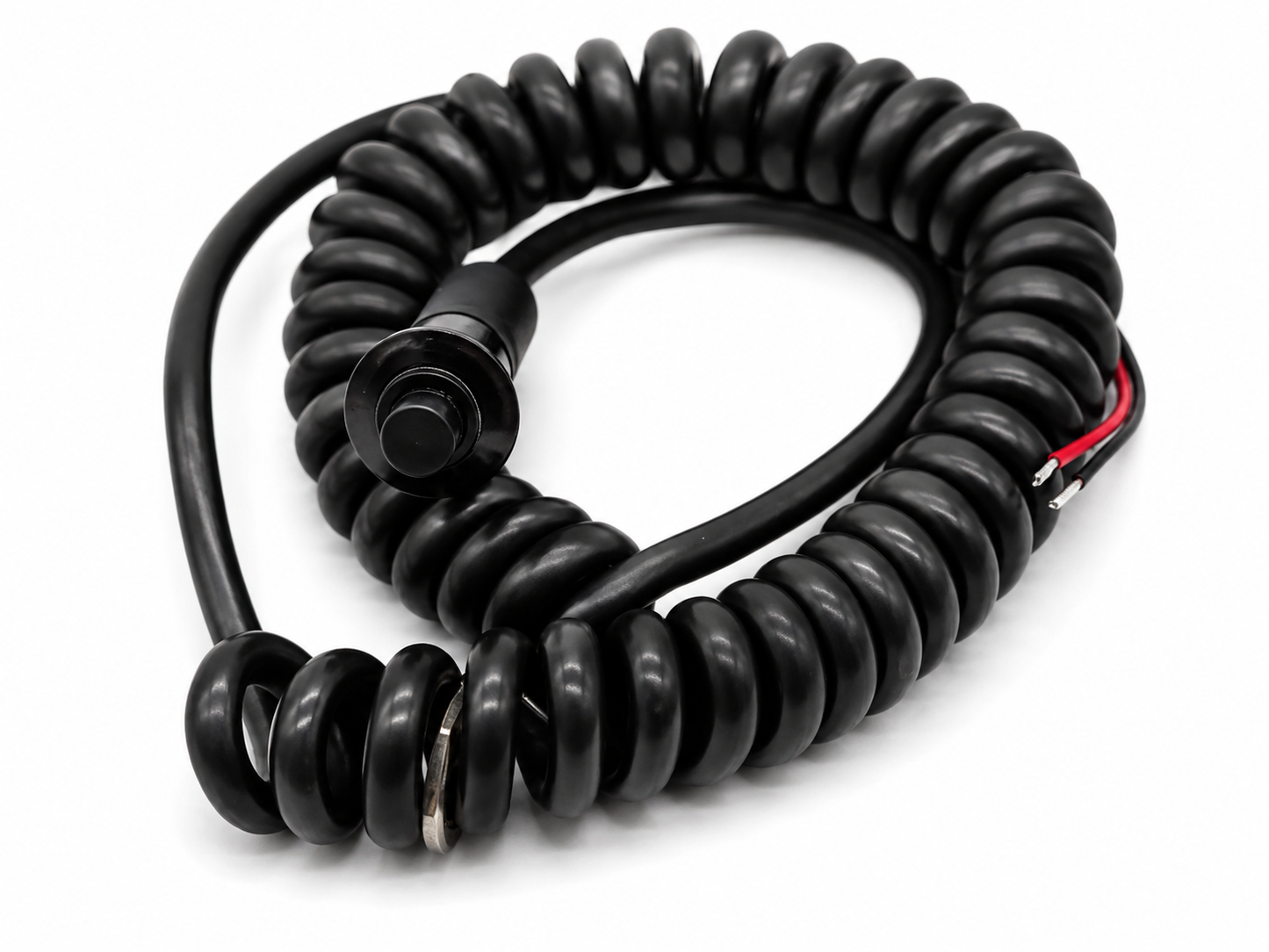 Granatelli Black Pin Head Momentary Push Button Switch w/ 6' Retractable Cord – 810101B
