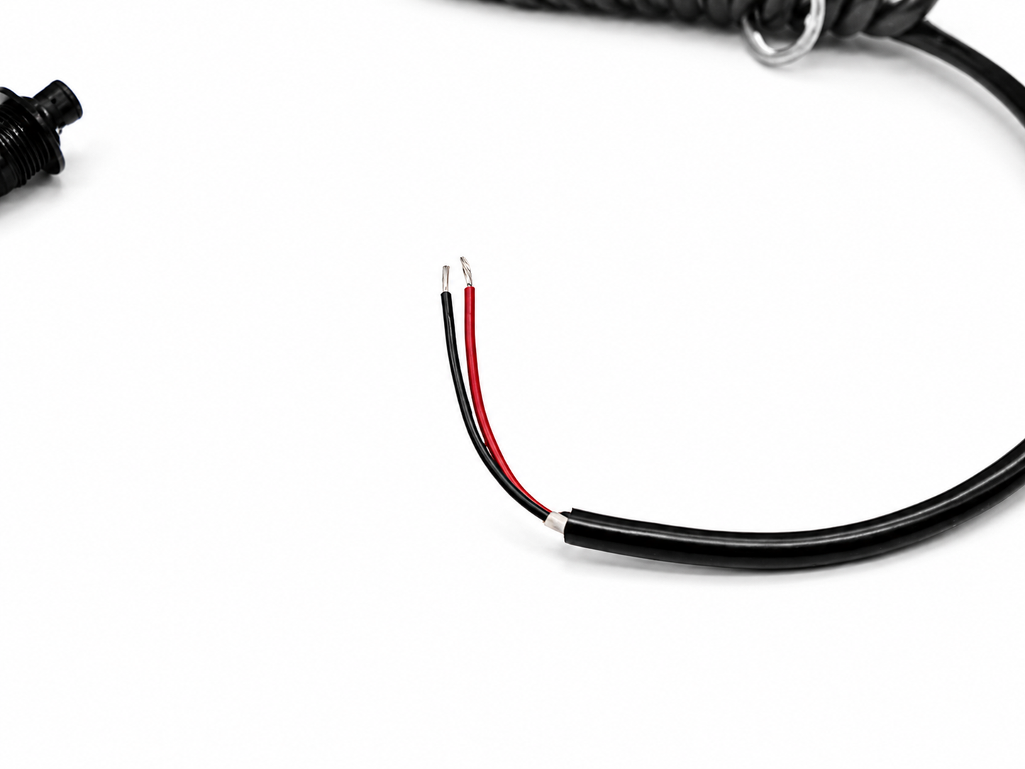 Granatelli Black Pin Head Momentary Push Button Switch w/ 6' Retractable Cord – 810101B