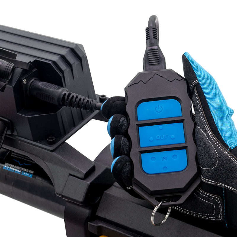 Borne Off-Road 12K Winch - Blue Synthetic Rope BNWN-12-SBL