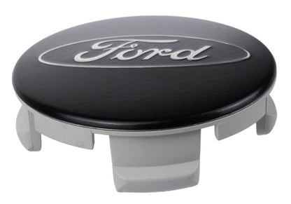 Ford Racing Ford Car Black & Chrome Wheel Center Cap Kit - Satin M-1096K-BCS