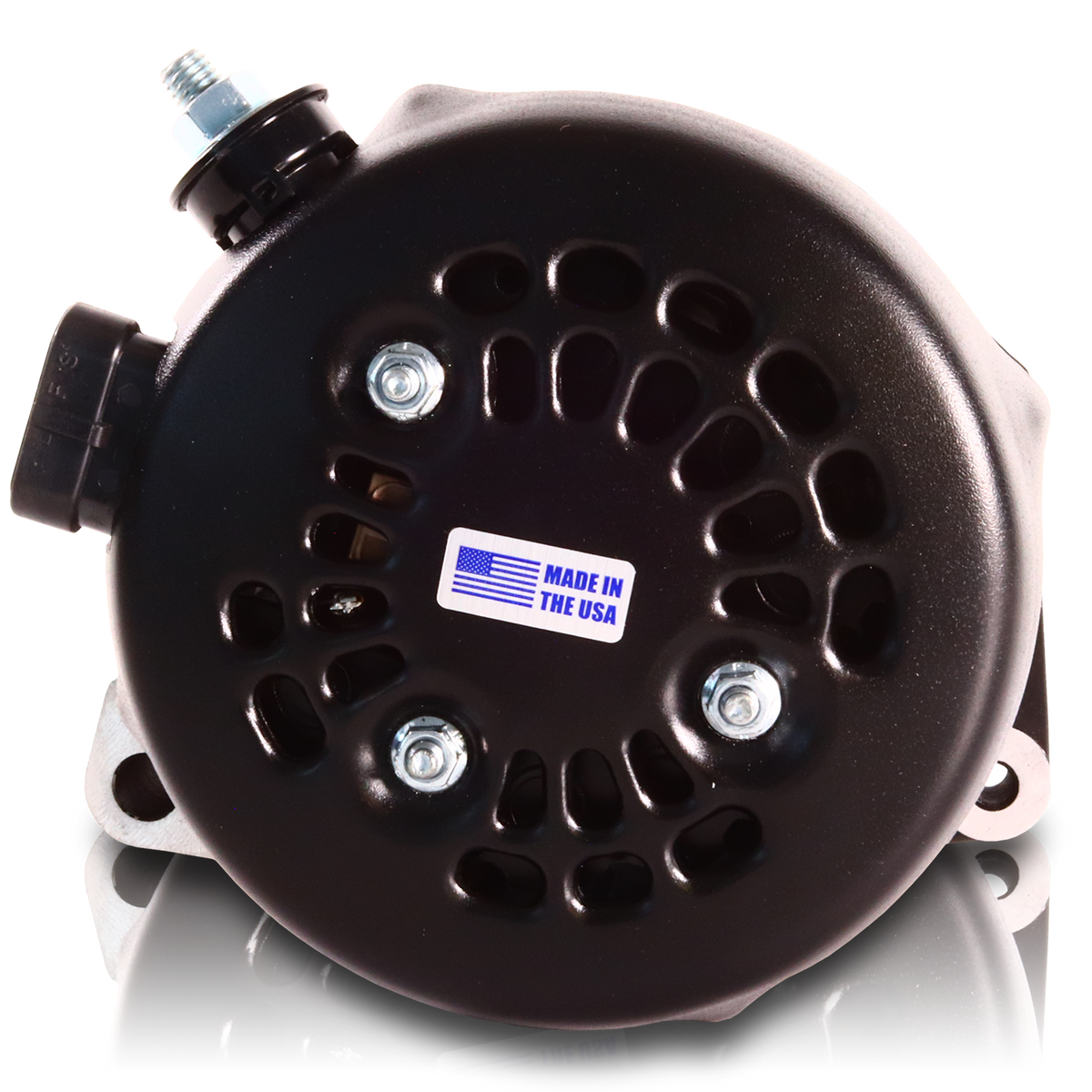 Mechman 170 Amp 6-Phase High Output Alternator 1988-1995 GM Truck - Black
