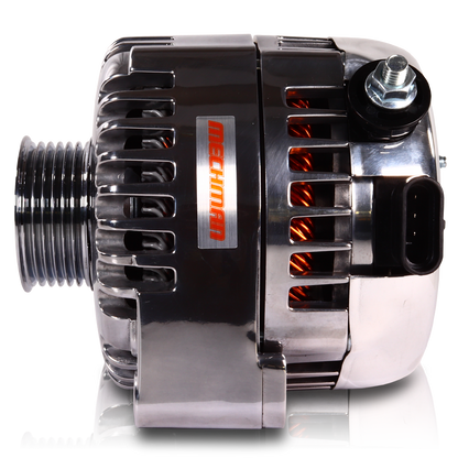 Mechman 170 Amp 6-Phase High Output Alternator 1988-1995 GM Truck - Polished