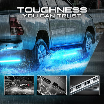 AURA LED Lighting Kit for Truck Bundle (Quantum LED Rocklight + Underglow LED Kit + Sidekick LED Kit ) - Remote Control