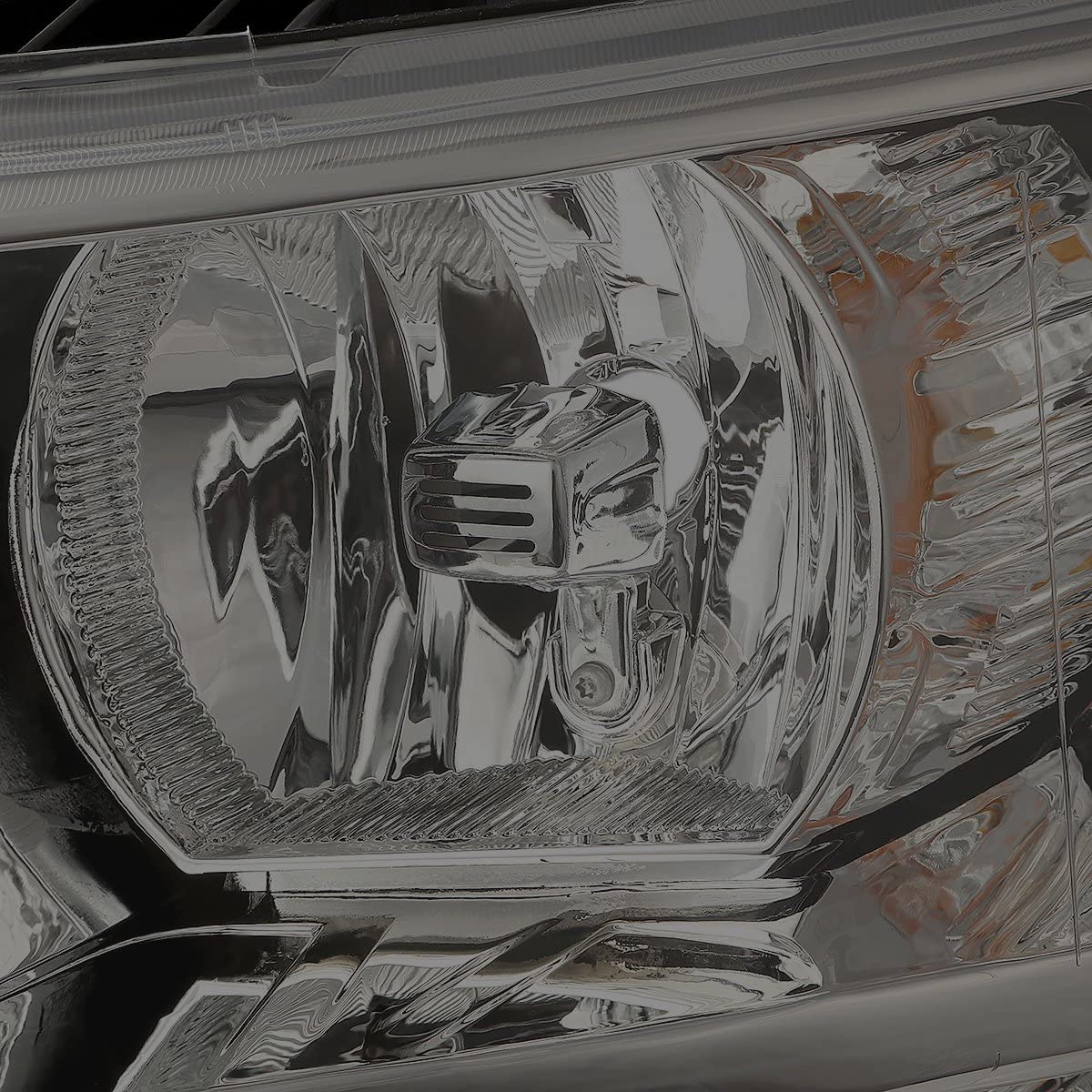 Dna Motoring Hlohcsil07smam Smoke Lens Amber Headlights Compatible With 0713 Silverado 1500