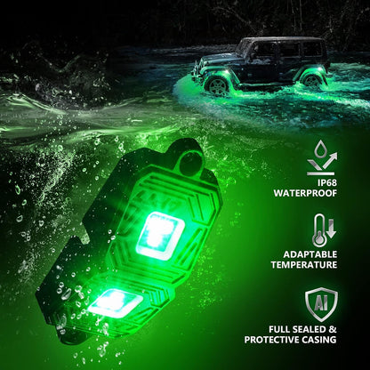 AURA LED Lighting Kit Bundle - Grille + DreamColor Underglow + Photon RGB- Remote Control