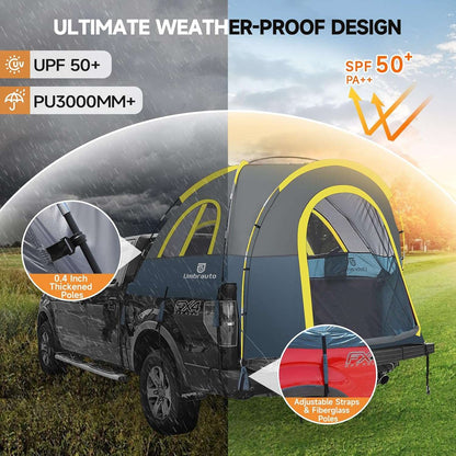 Umbrauto Truck Bed Tent PU3000mm Waterproof Pickup Truck Tents
