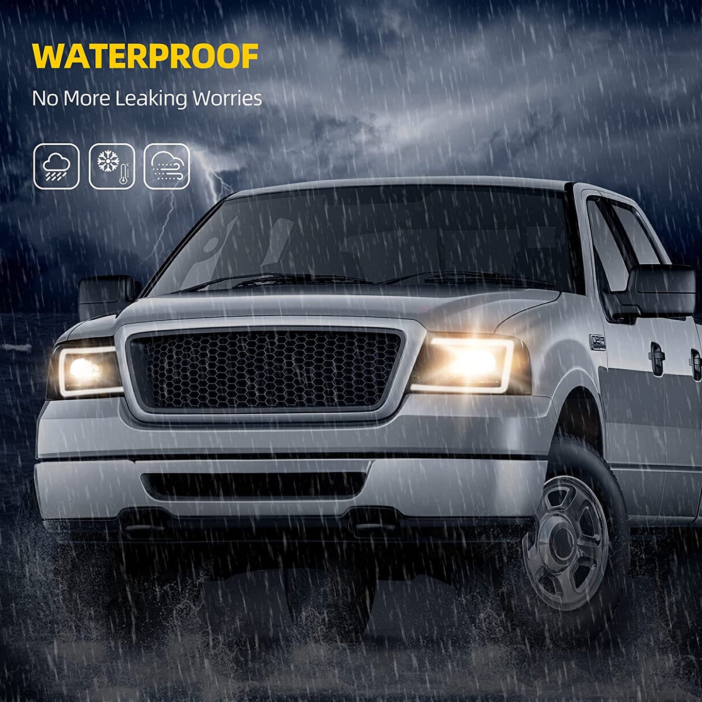 NTXGLOW LED headlights (2004-2008 Ford F150)