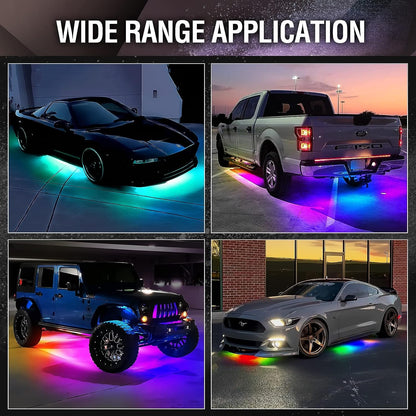 AURA LED Lighting Kit Bundle - Grille + Wheel Well + DreamColor Underglow - Remote Control