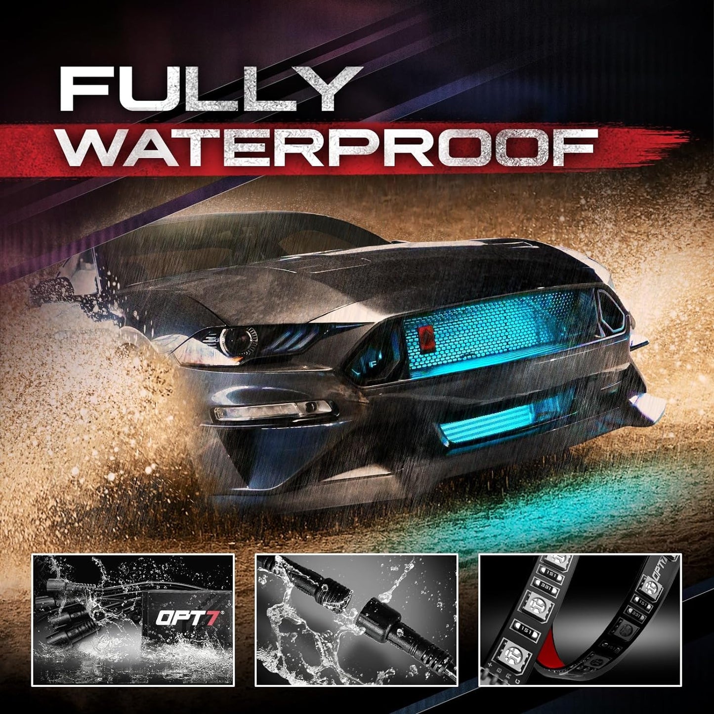 AURA LED Lighting Kit Bundle - Grille + Wheel Well + DreamColor Underglow - Remote Control