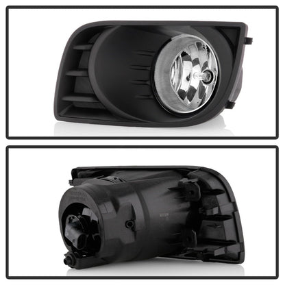 Spyder Toyota Sequoia 08-16 OEM Style Fog Lights w/OEM Fit Switch - Fog Bulbs-4145(Included) - Clear 5087133