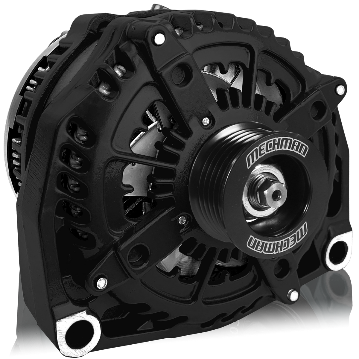 Mechman 400 Amp High Output Alternator 1996-2004 GM Truck 4.3L 4.8L 5.3L 5.7L 6L - Black