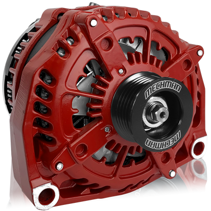 Mechman 400 Amp High Output Alternator 1996-2004 GM Truck 4.3L 4.8L 5.3L 5.7L 6L - Red