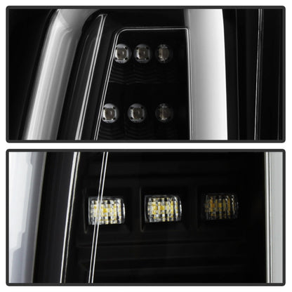 Spyder Chevy Tahoe / Suburban 15-17 Light Bar LED Tail Lights - Black (ALT-YD-CTA15-LED-BK) 5084583