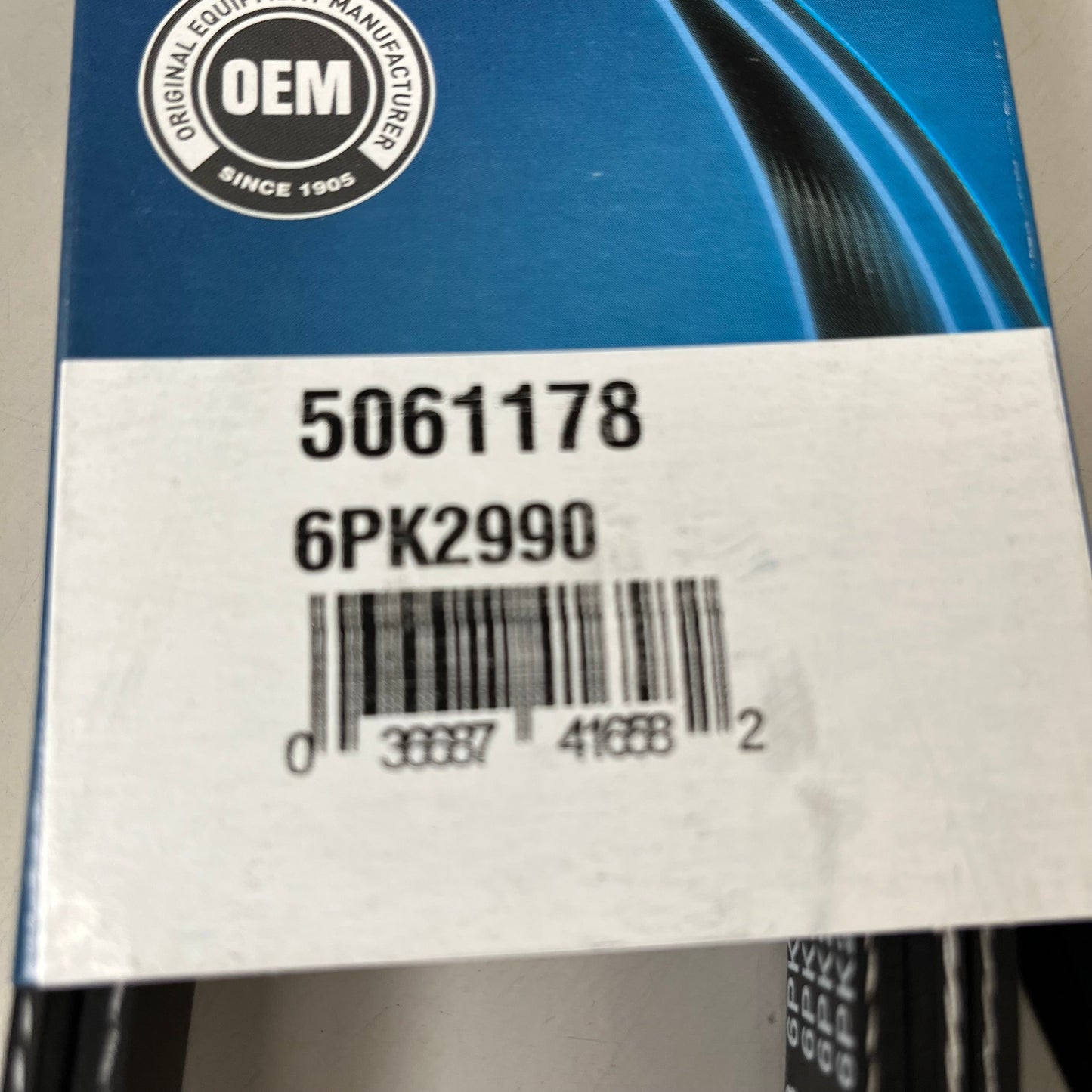 DAYCO Straight Standard Poly Rib Belt K-Section .82" Top Width EPDM 5061178