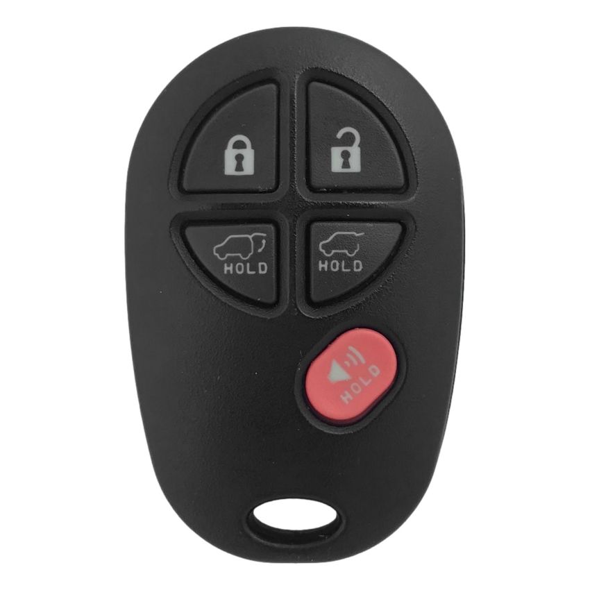 Toyota Highlander 2007-2012 OEM 5 Button Keyless Entry Remote GQ43VT20T
