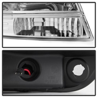 Spyder 99-04 Jeep Grand Cherokee Projector Headlights - Light Bar DRL LED - Chrome 5085214