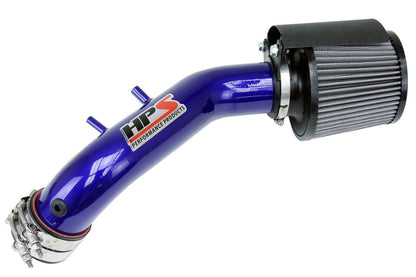 HPS Shortram Air Intake Kit 2004-2008 Acura TSX 2.4L, Includes Heat Shield, Blue