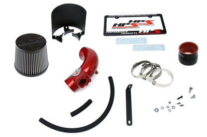 HPS Shortram Air Intake Kit 2003-2009 Mazda Mazda3 2.0L 2.3L Non Turbo, Includes Heat Shield, Red