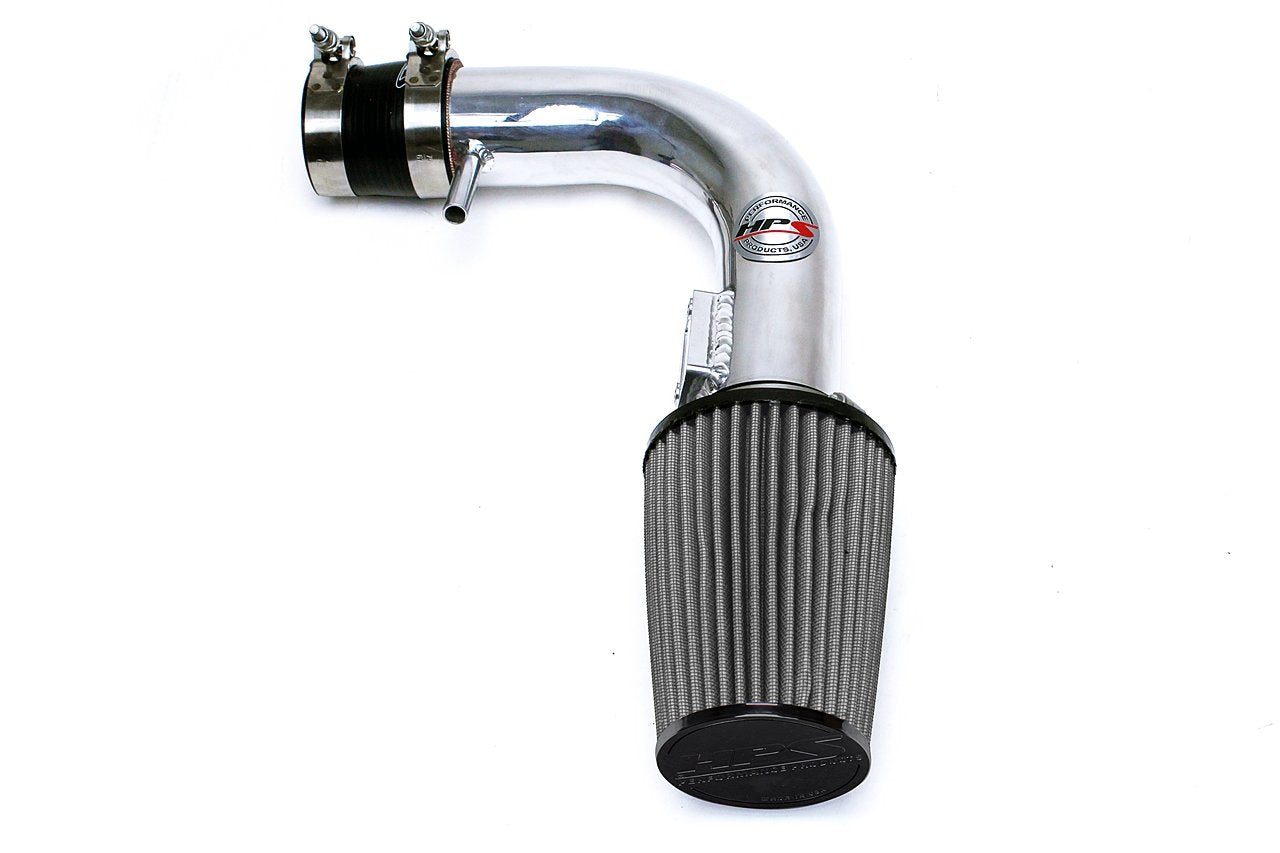 HPS Shortram Air Intake Kit 2012-2016 Nissan Versa 1.6L, Polish