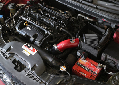 HPS Performance Products Shortram Air Intake Kit 2013 Kia Forte5 2.0L, Includes Heat Shield, Red
