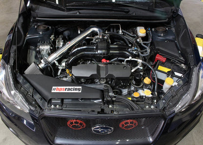 HPS Shortram Air Intake Kit 2011-2016 Subaru Forester 2.5L Non Turbo, Includes Heat Shield, Blue
