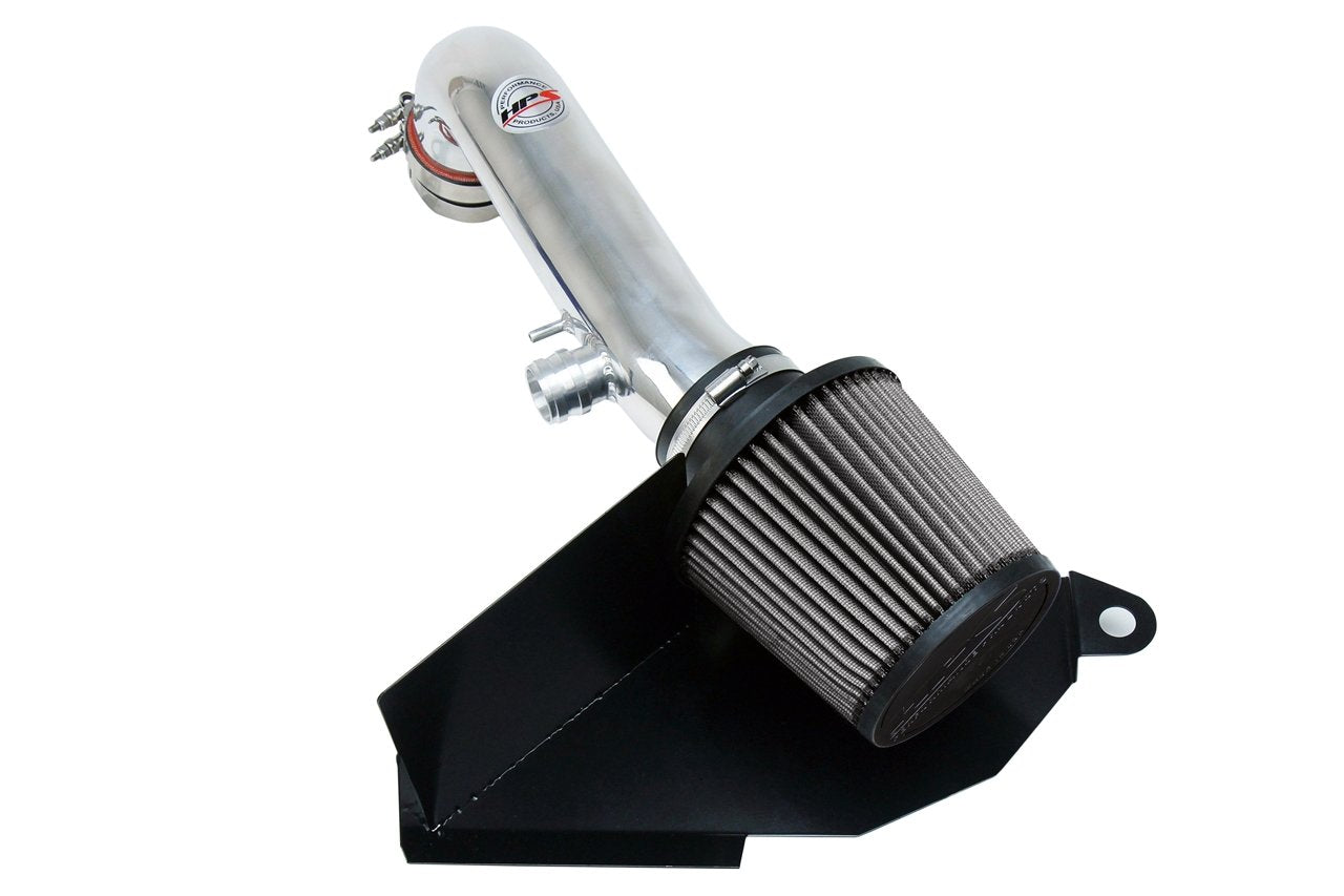 HPS Shortram Air Intake Kit 2015-2017 Audi A3 Quattro 2.0T TFSI Turbo, Includes Heat Shield, Polish