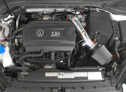 HPS Shortram Air Intake Kit 2015-2017 Audi A3 Quattro 2.0T TFSI Turbo, Includes Heat Shield, Polish