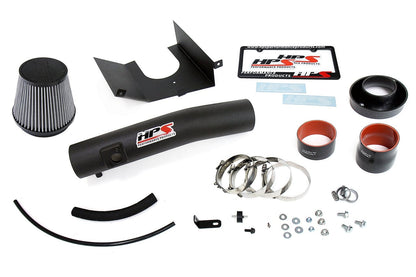 HPS Shortram Air Intake Kit 2010-2017 Toyota 4Runner 4.0L V6, Includes Heat Shield, Black