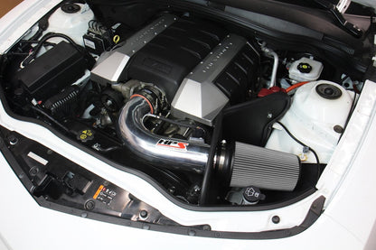 HPS Performance HPS Shortram Air Intake Kit 2010-2015 Chevy Camaro SS 6.2L V8, Includes Heat Shield, 827-607