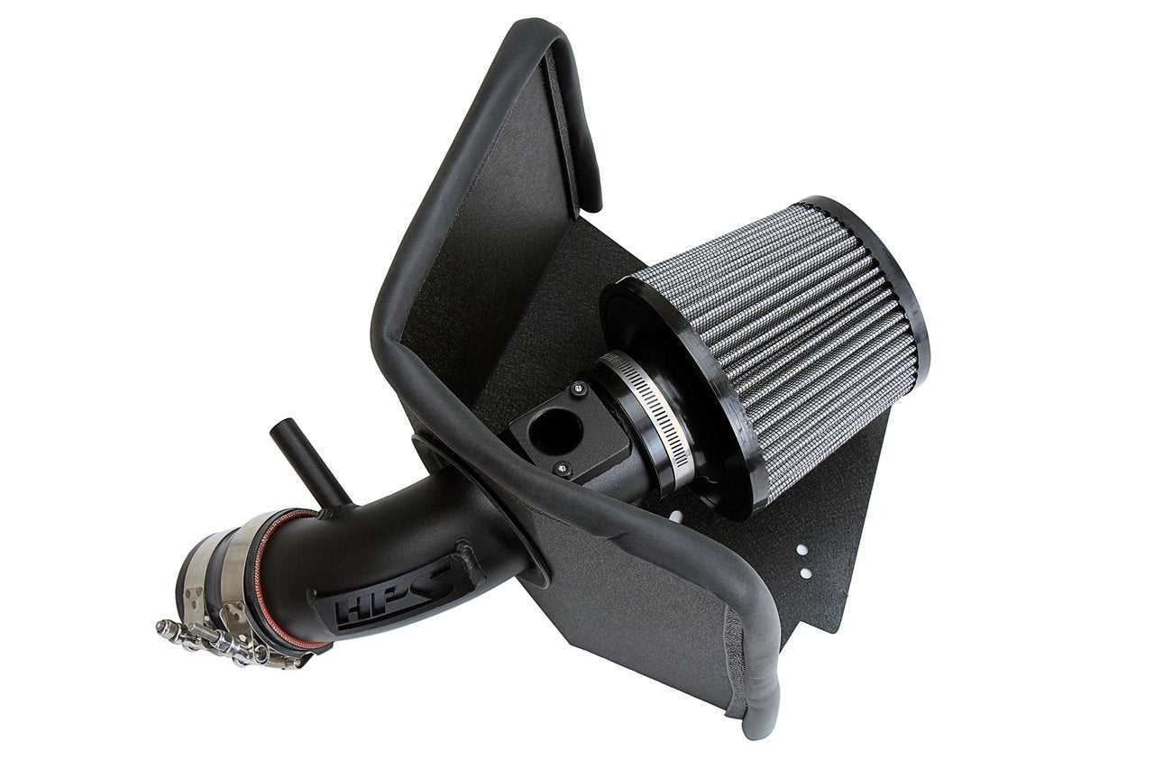 HPS Shortram Air Intake Kit 2017-2018 Toyota Corolla iM 1.8L, Includes Heat Shield, Black