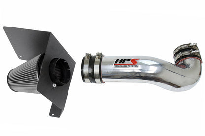 HPS Shortram Air Intake Kit 2007-2009 Chevy Cheyenne 2500 5.3L V8, Includes Heat Shield, 827-622