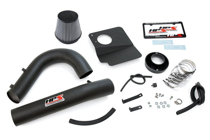 HPS Shortram Air Intake Kit 2011-2018 Dodge Charger 3.6L V6, Includes Heat Shield, Black