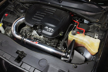 HPS Shortram Air Intake Kit 2011-2018 Dodge Challenger 3.6L V6, Includes Heat Shield, Blue