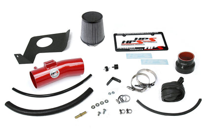 HPS Shortram Air Intake Kit 2013-2017 Honda Accord 3.5L V6, Includes Heat Shield, Red