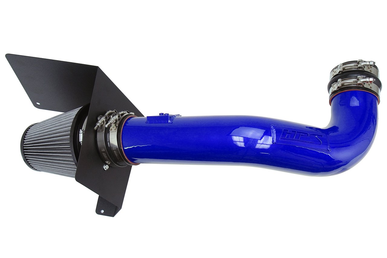 HPS Shortram Air Intake Kit GMC 2009-2013 Sierra 1500 4.8L 5.3L 6.0L 6.2L V8 (Excludes Hybrid), Includes Heat Shield, 827-667